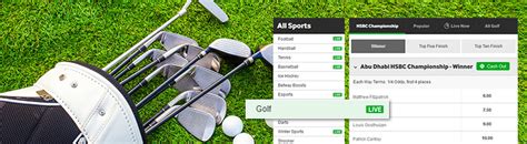 golf betting odds comparison